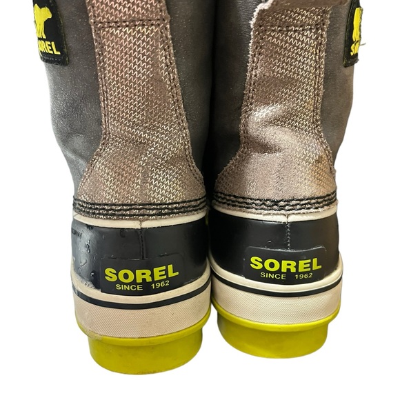 Sorel Waterproof Boot 8 1/2 neon yellow - Picture 5 of 8